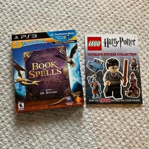 💫 PS3 BOOK OF SPELLS & Harry Potter Sticker book